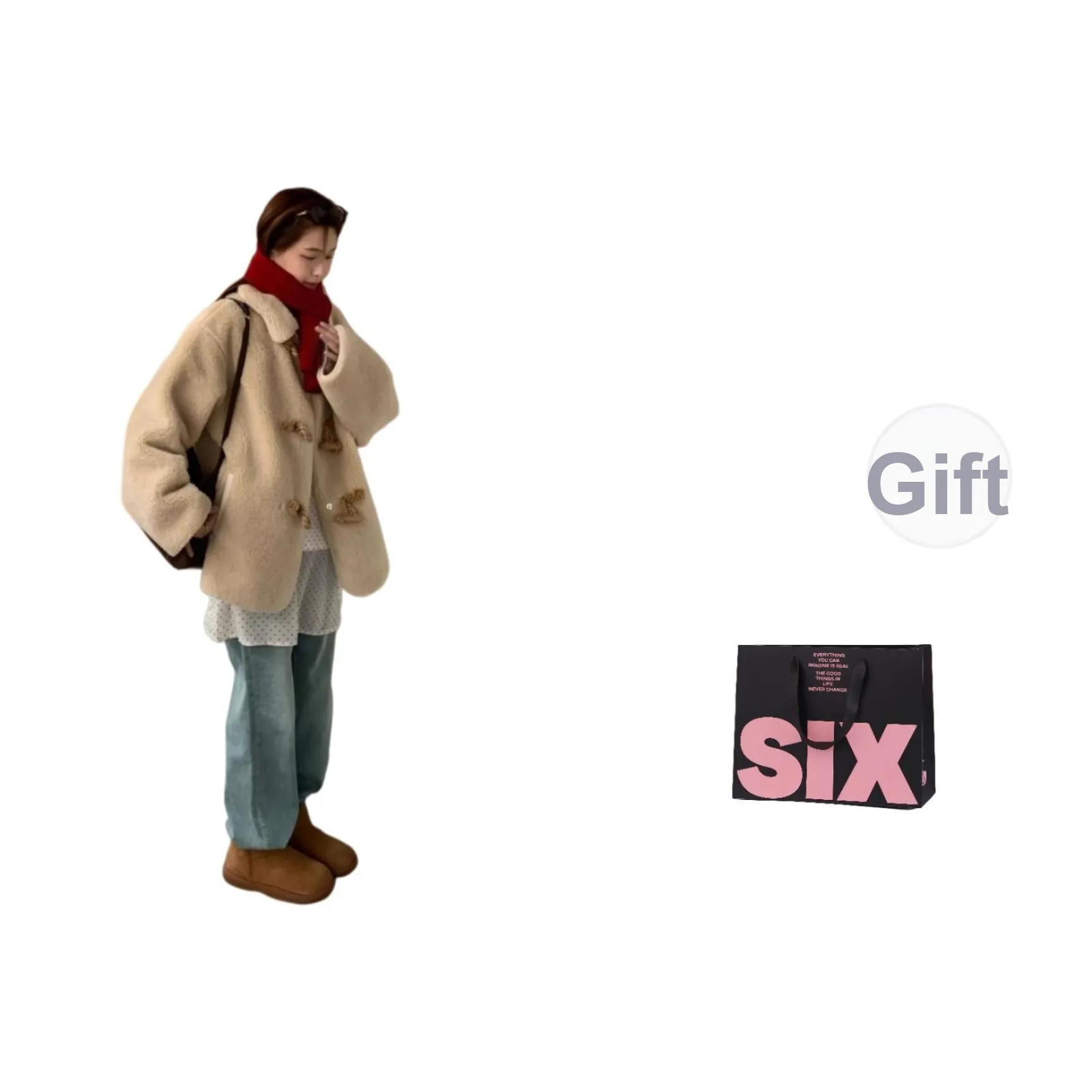 CTRTRC Бежевый Женские Меховые изделия