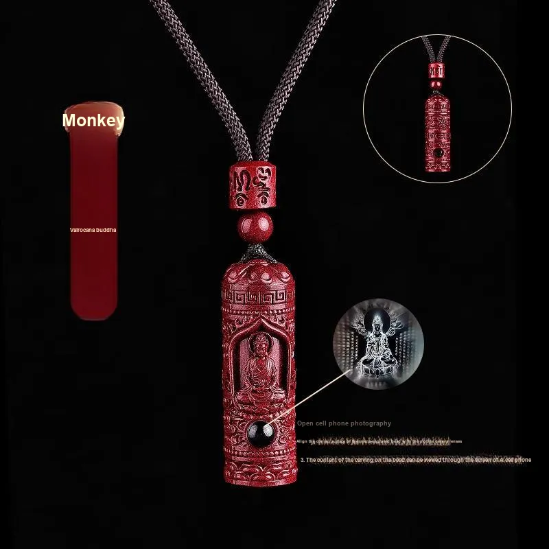 Sima Is Ethereal Cinnabar Pendants Unisex-7