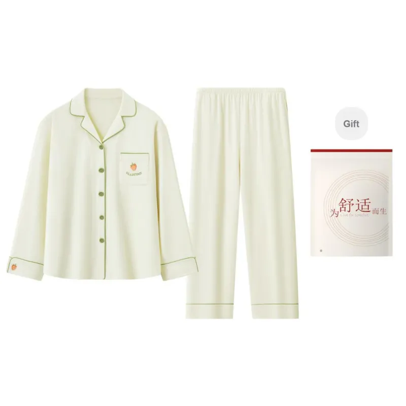 Red Beans At Home Pajama Set Women's Shopping Bag-0