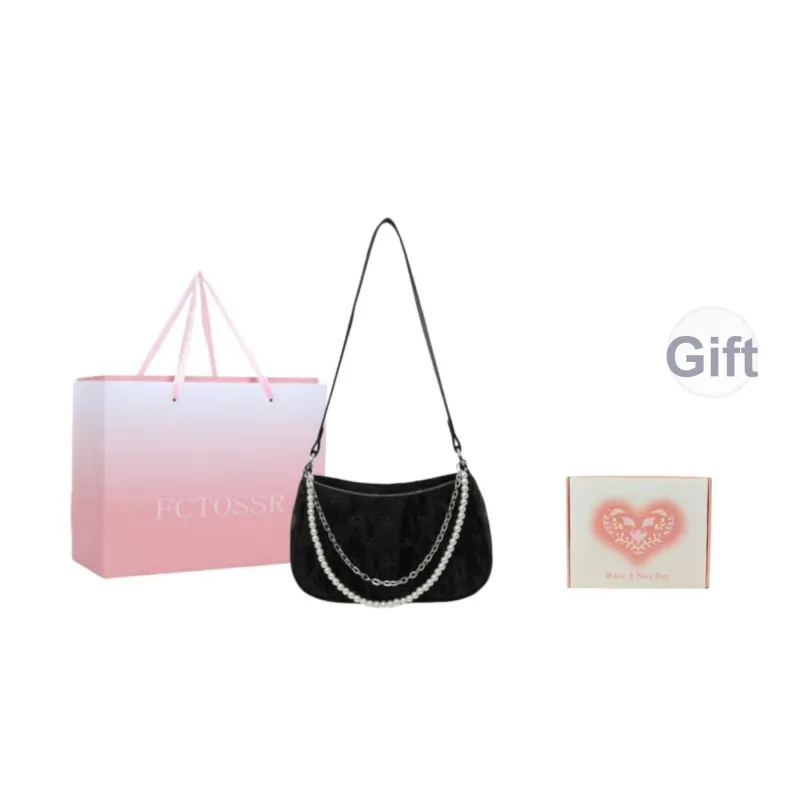 FCTOSSR PU Shoulder Bag Women's White/Silver/Black/Pink-22