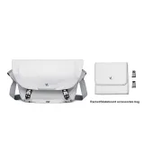 White Medium Size+Accessories Bag