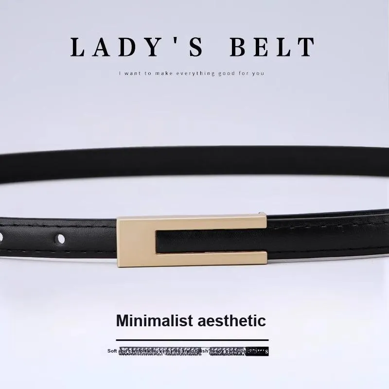 TUCANO Cow Split Leather Belts Women's 1.4CM-7
