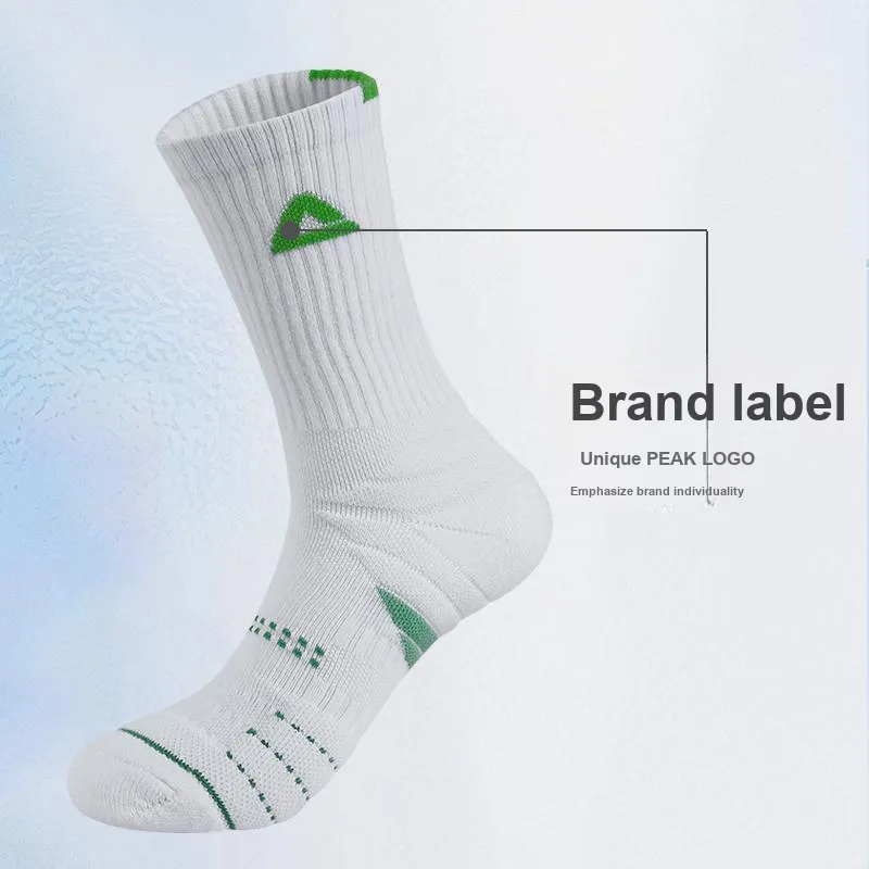 PEAK Mid Calf Socks Unisex Multi double Loading-3