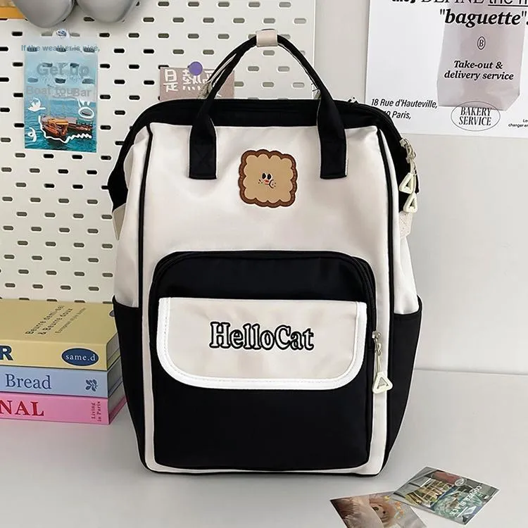 NX DOUGHNUT Nylon Backpack Unisex Multicolor-11