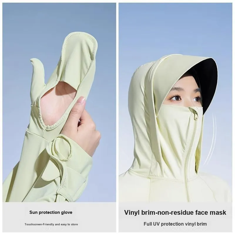 MOUTION Cooling Breathable UV Protection Sun Protection Clothing Women's-1