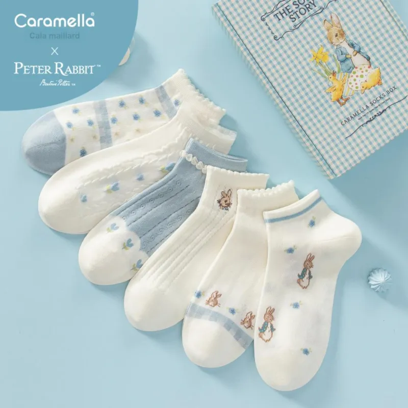 Caramella x Peter Rabbit Ankle Socks Unisex 5 Pack-19