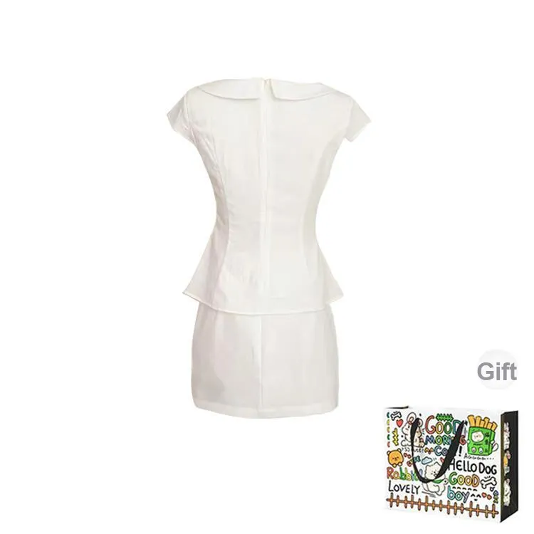 Dippanis Two Piece Skirt Sets Women's-1