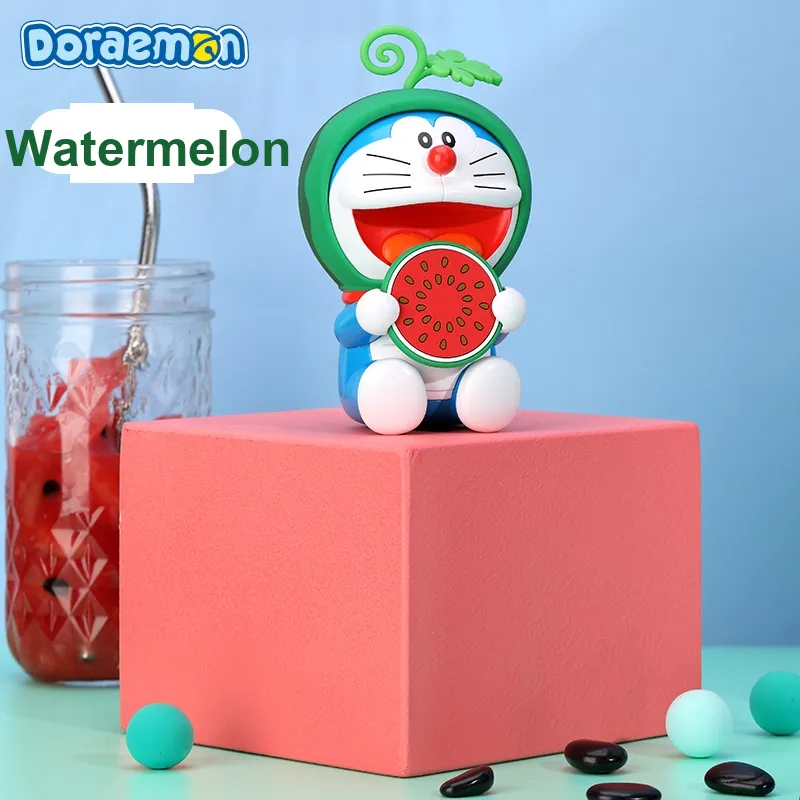 Imobile x ROCK Doraemon Q Cute Creative Trendy Toy Diffuser Fruit Styling Waterproof Cartoon Ornament Chibi Figures-1