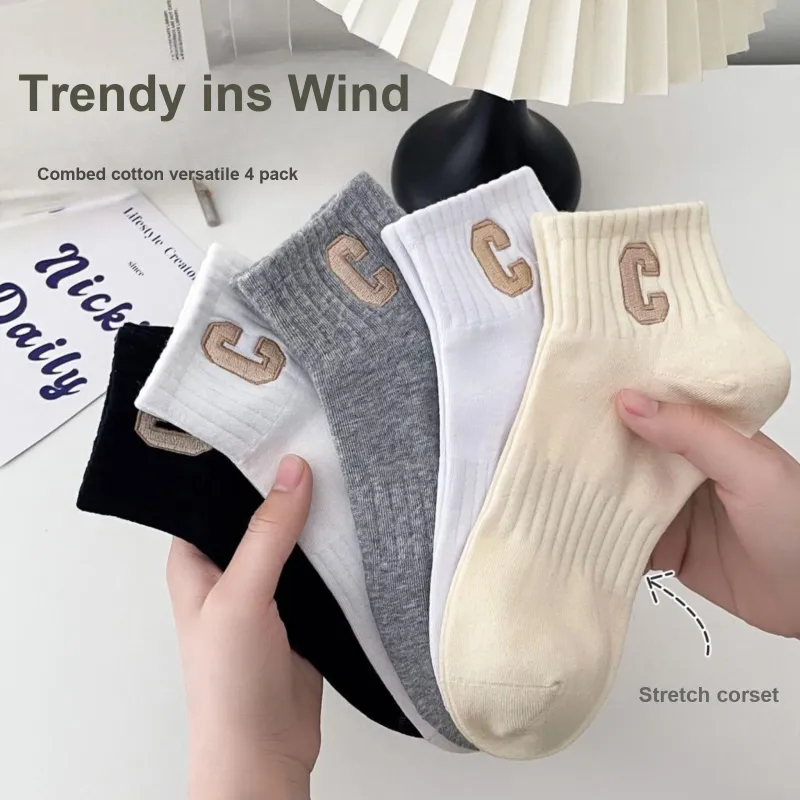 XXLLG Short Socks Women's 5 Pack-1
