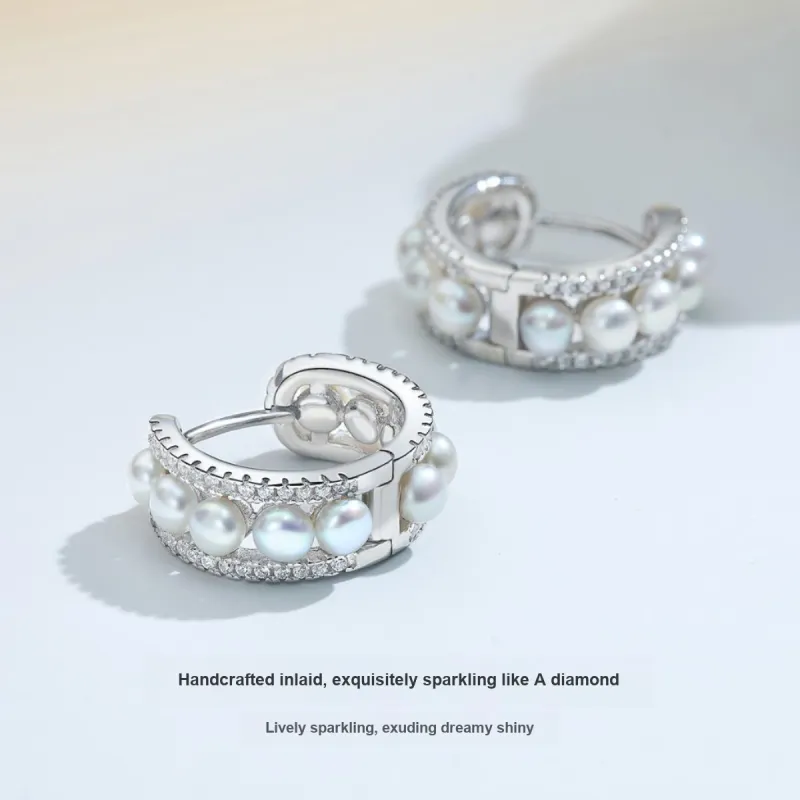 ME LUXE Freshwater Pearl Earrings Women's-3