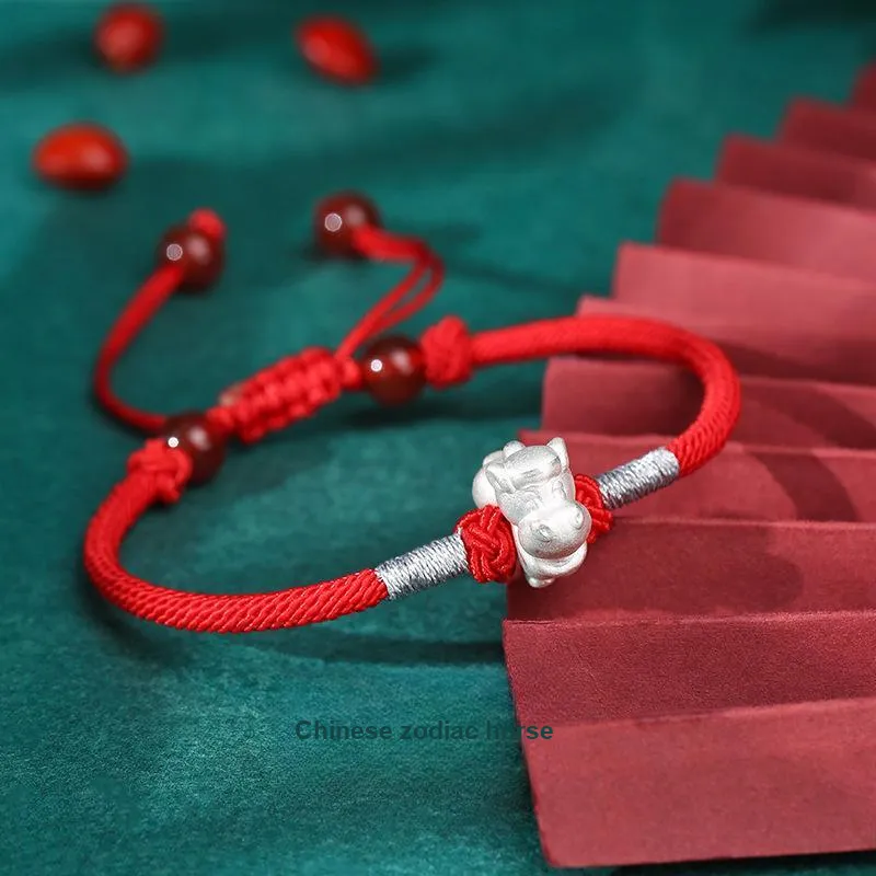 Nine Music 999 Fine Silver Hand Rope Unisex-46