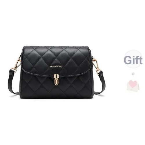 HARSON Сумка через плечо из синтетической кожи стандартная женская черная