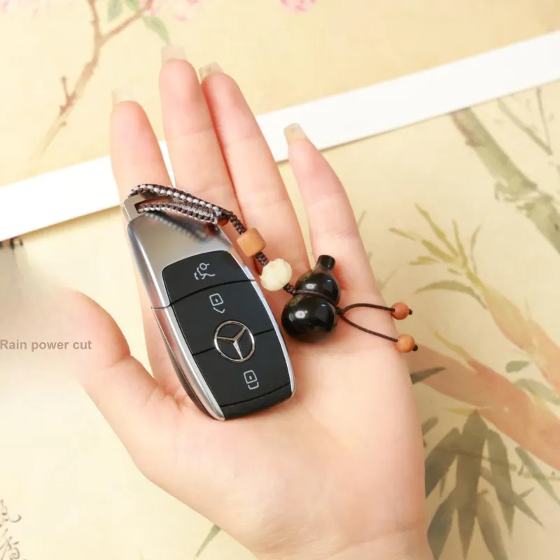 Yo sheng Gold Sheen Obsidian Keychains Unisex-4