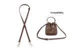 Coach 24 Snowflake 1.1cm Width Dark Brown Litchi Grain Gold Buckle Adjustable 90-120cm