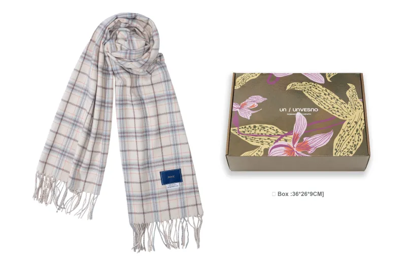 UNVESNO Knit Scarves Unisex-6