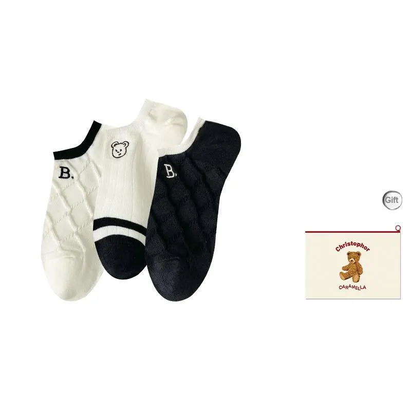 Caramella Ankle Socks Women's Shopping Bag Combo Set-13