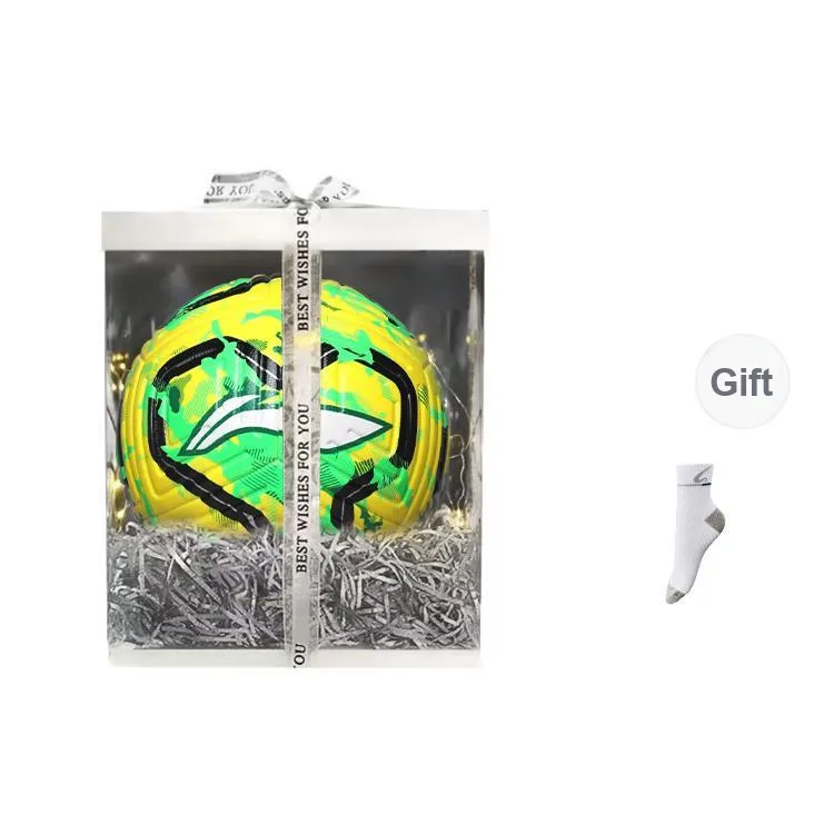 LiNing Size 5 Ball Soccer TPU Seamless Thermal bonding Unisex Green-7