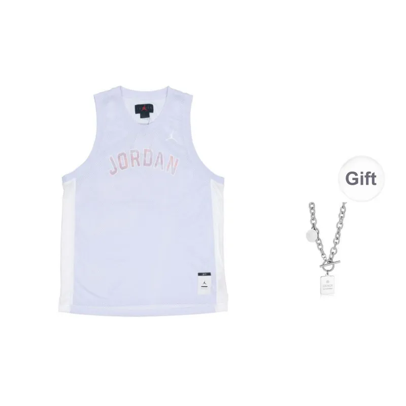 Jordan Basketball Jerseys Unisex Gray-0