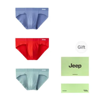 Jeep Underpants Men's 3 Pack Includes Free Box