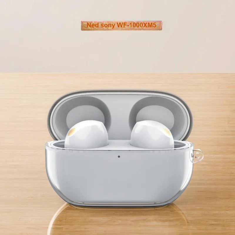CHRROTA Compatible With Sony WF-1000XM5. TPU Transparent Protective Case Headphone High-Transparency Earphone Case-1