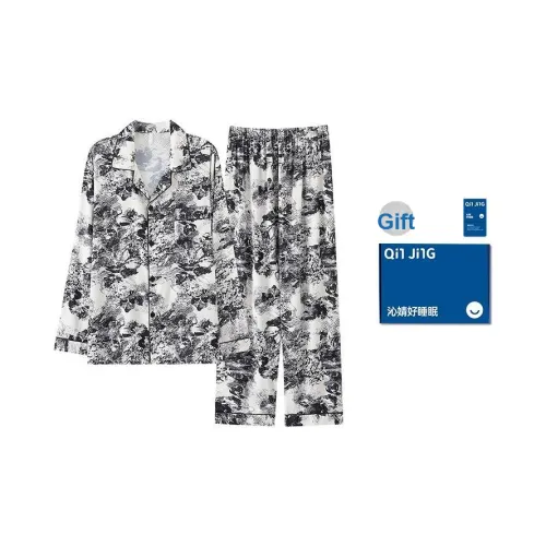 Qin Jing Пижамный комплект Мужской Ink