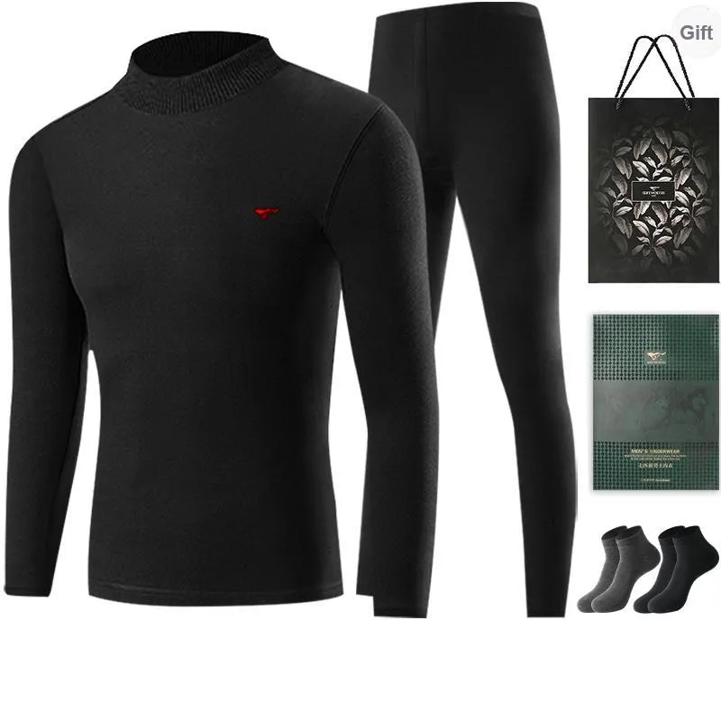 SEPTWOLVES Thermal Set Men's Gift Box Set+Shopping Bag-9