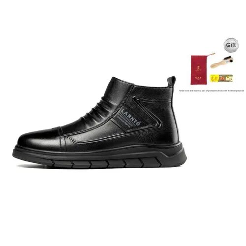 LAORENTOU Ankle Boots Men Black