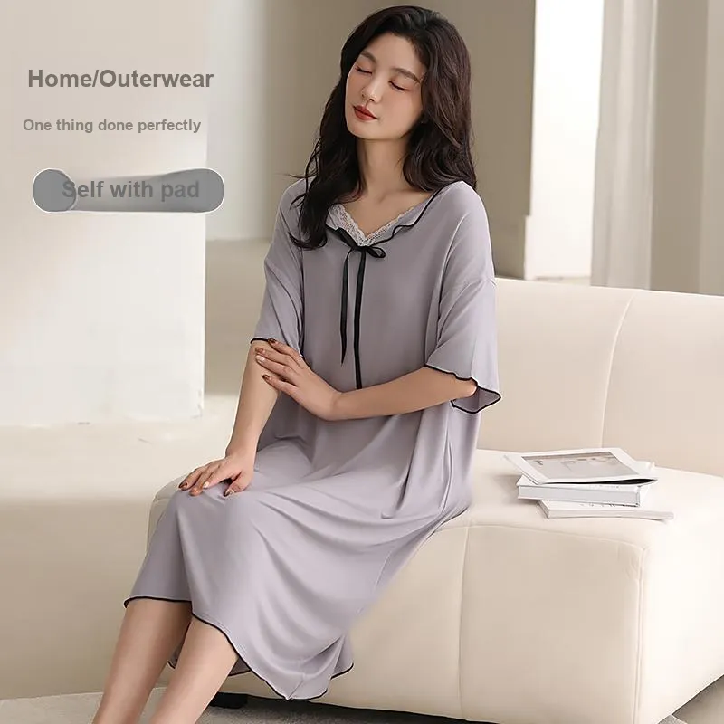 MADALLO Nightgown Women's Lavender-4