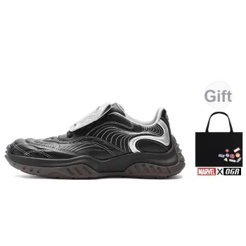 OGR Slip Resistant, Abrasion Resistant, Breathable, Lightweight Low Top Casual Shoes Unisex Gothic Ambush Black