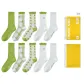 [10 Pack]2 Green+2 Plaid+2 Diamond+2 Green+2 White