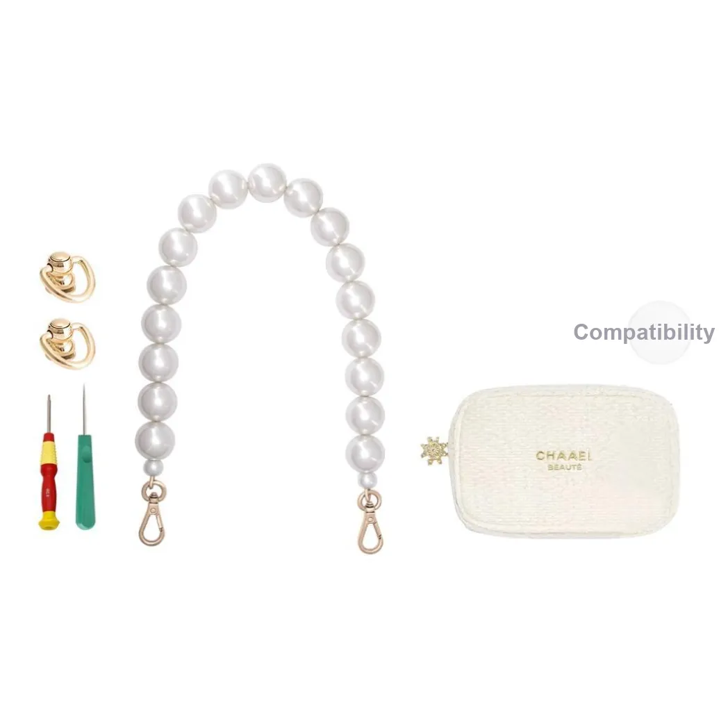 GUYI Alloy Bag Accessory Women's White