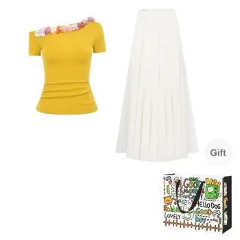 BVODE Two Piece Skirt Sets Women's