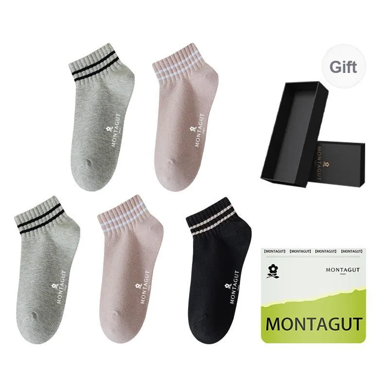 Montagut Ankle Socks Women's Box 5 Pack-102
