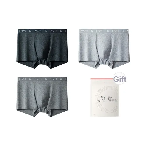 Red Bean Нижнее белье Мужской Сумка для покупок 3 шт