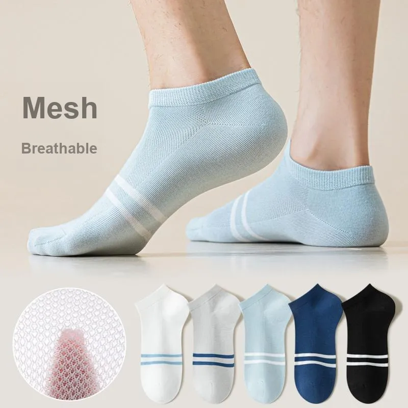 MIIOW No Show Socks Men's 5 Pack-38