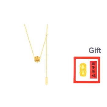 Chongqing Gold Store S925 Silver Necklaces Women's