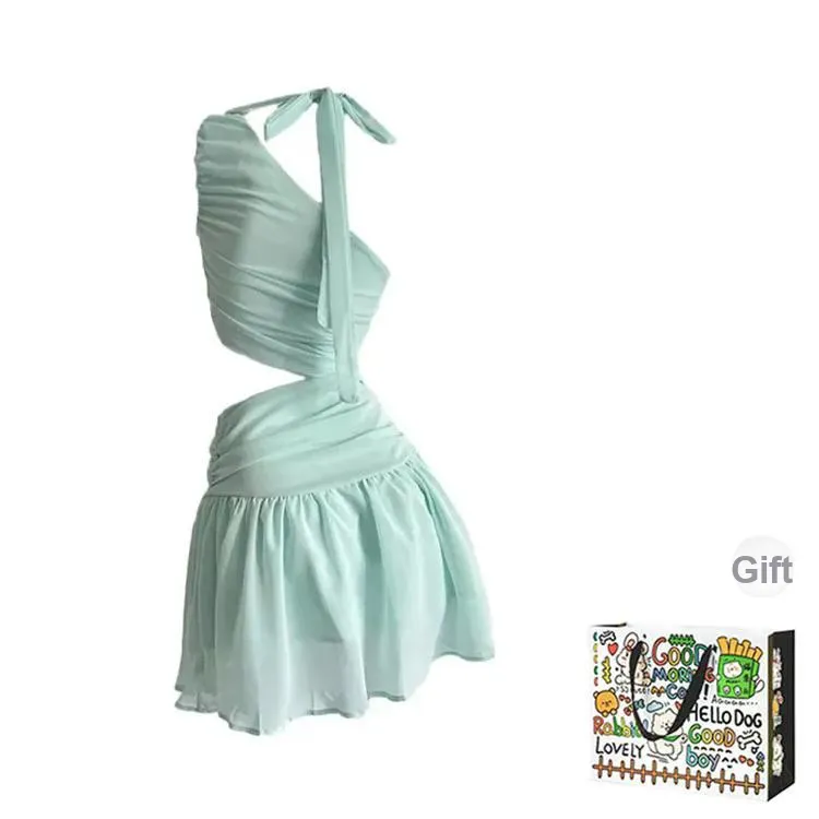 OURUOKE Sleeveless Dress Women's-1
