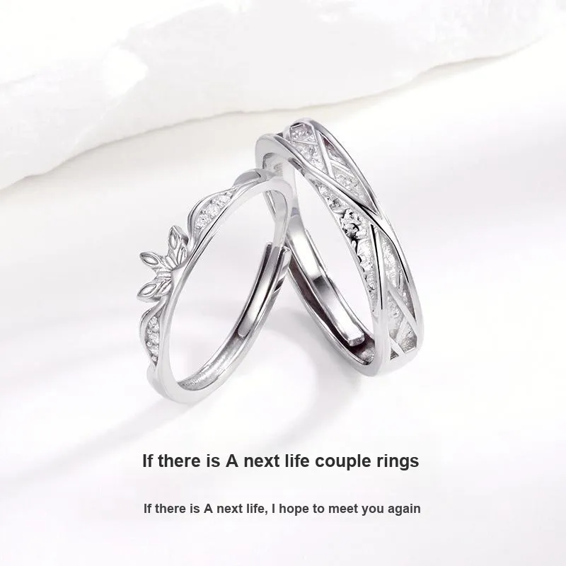 CLARKIA FLOWER 999 Fine Silver Rings Unisex-1