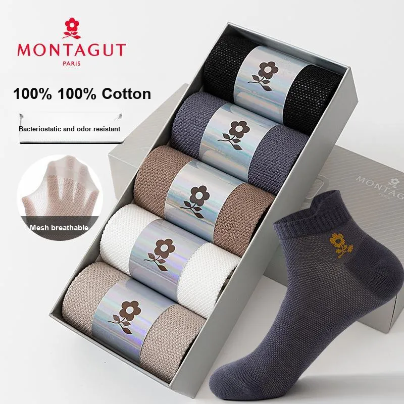 Montagut Mid Calf Socks Men's 5 Pack-2