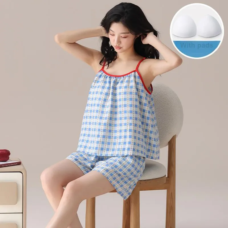Sleeping Beauty Pajama Set Women's Sky Blue-1