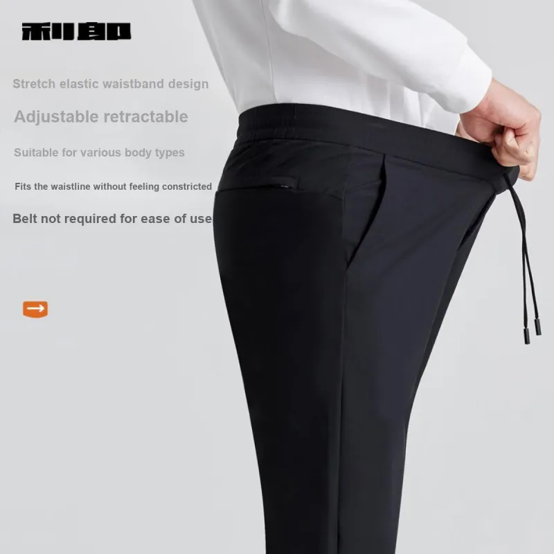 LESS IS MORE SS25 Casual Pants Men's Black-5