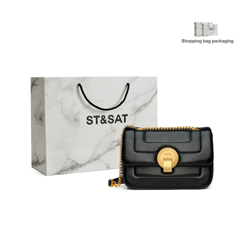 ST&SAT Artificial Leather, Split Cow Leather, Synthetic Leather Crossbody One Shoulder Handbag Tubas Women's-0