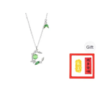 Chongqing Gold Store 925 Sterling Silver Necklaces Women's