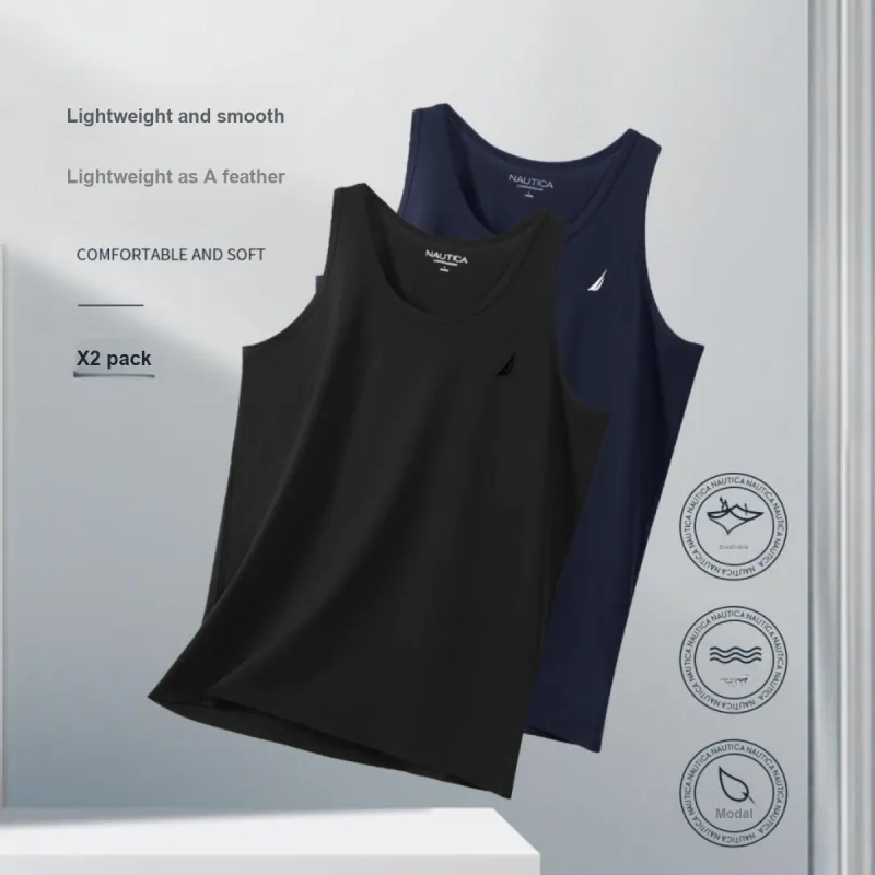 NAUTICA UNDERWEAR Tank Top Men's 2 Pack-6