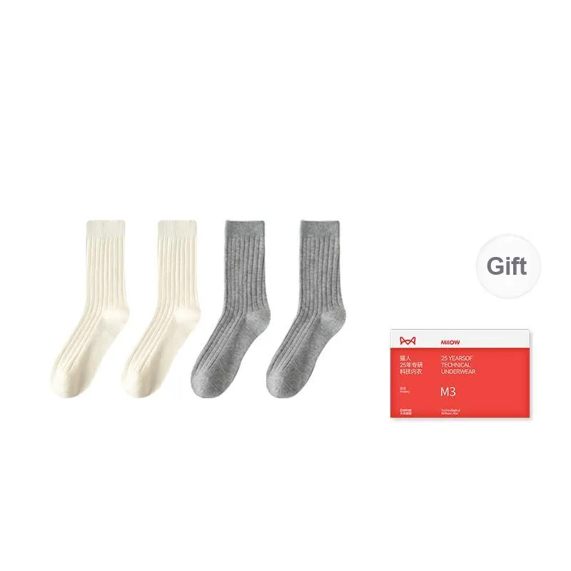 MIIOW Trend Party Series Mid Calf Socks Women's Combo Set-17
