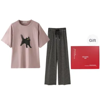 MEITENG Pajama Set Women's Light Purple