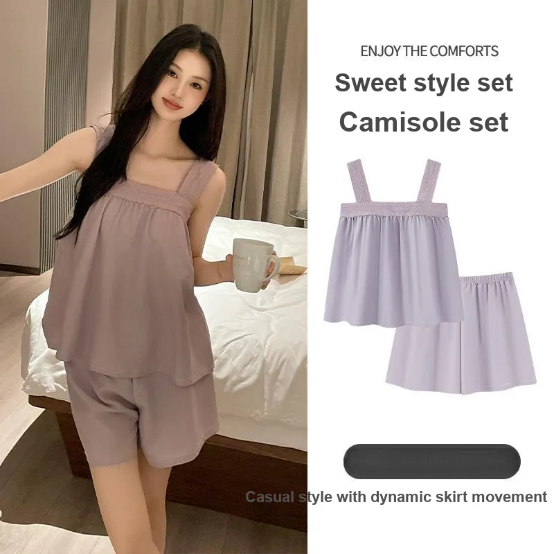 XIAFENYAN Pajama Set Women's Purple-6