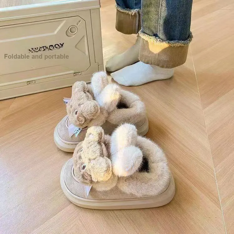 Yamada Hyakuju Slippers & Home Slippers Sand, Coffee-4