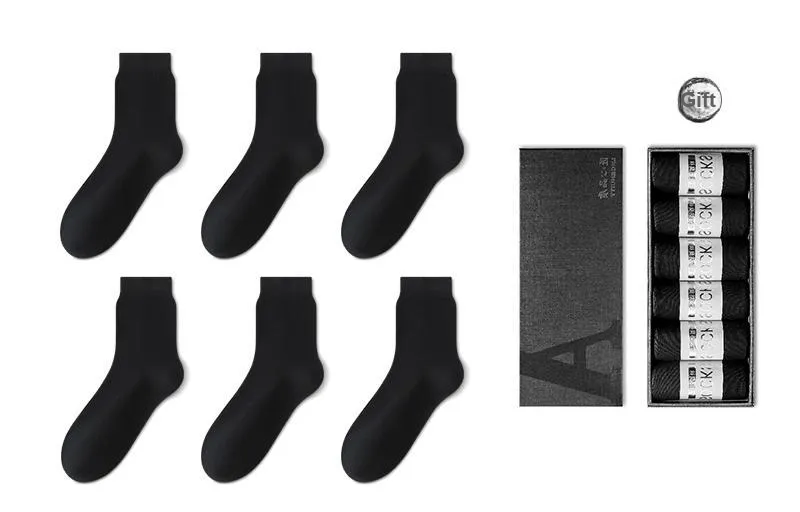 Taste the color Men Mid Calf Socks-12