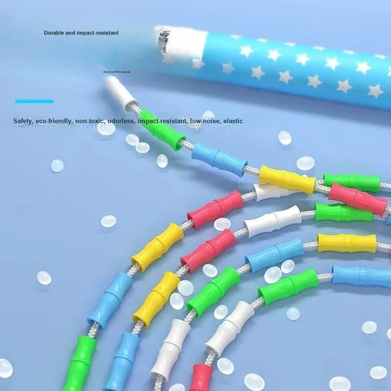 PEAK Casual Entertainment Non Countable Jump Ropes Adults/Kids/Teenagers/Students Rope Material PVC Plastic 2.8m-9